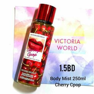 معطر الجسم فيكتوريا وورلد برائحة شيرى سبوب 250 مل