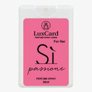 LuxCard Perfume Spray Card - Si Passione 20ml