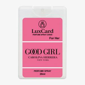 LuxCard Perfume Spray Card - Good Girl 20ml