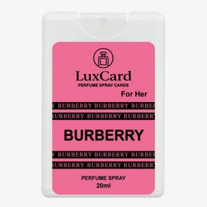 LuxCard Perfume Spray Card - Burberry Her 20ml