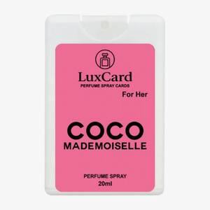LuxCard Perfume Spray Card - Coco Mademoiselle 20ml