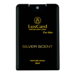 LuxCard Perfume Spray Card – Silver Scent 20ml