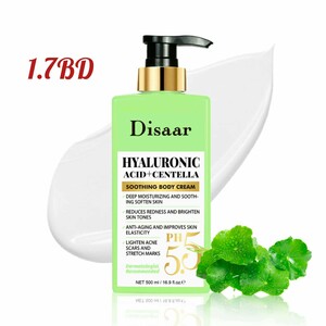 Disaar Hyaluronic Acid Centella Brightening Body Cream 500ml