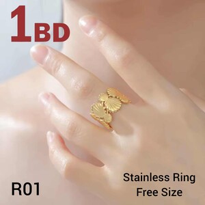 خاتم استانلس فرى سايز R01
