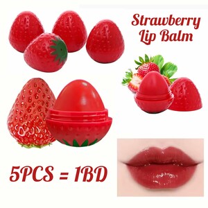 Strawberry Lip Balm 5pcs