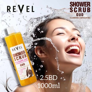 Revel Shower Scrub - Oud 1000ml