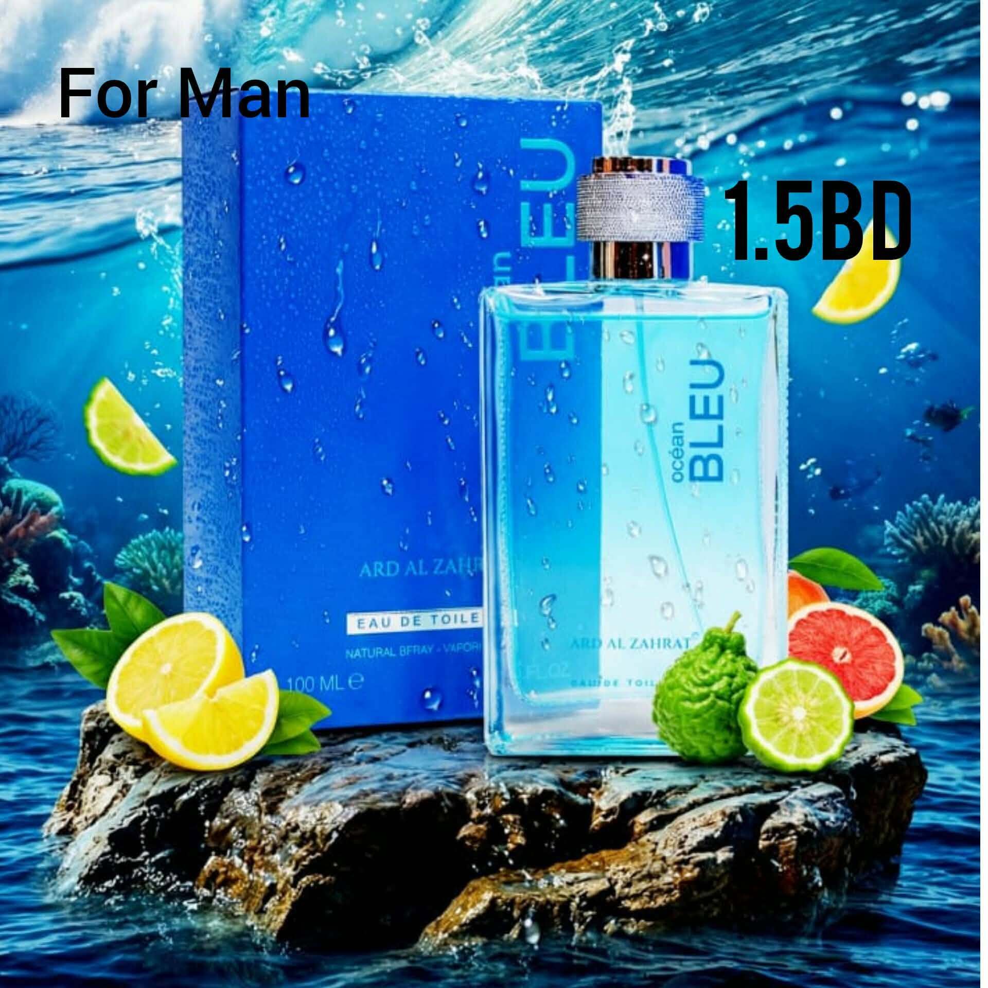 Ocean Blue By Ard AL Zahrat EDT For Man 100ml
